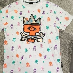 Graphic Print White T-Shirt